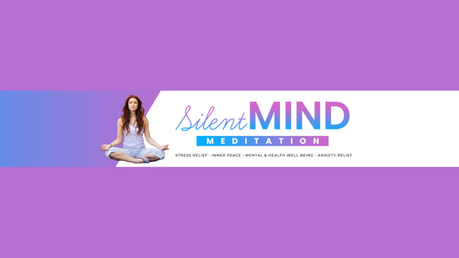 Free Wellness & Meditation YouTube Banner PSD Template