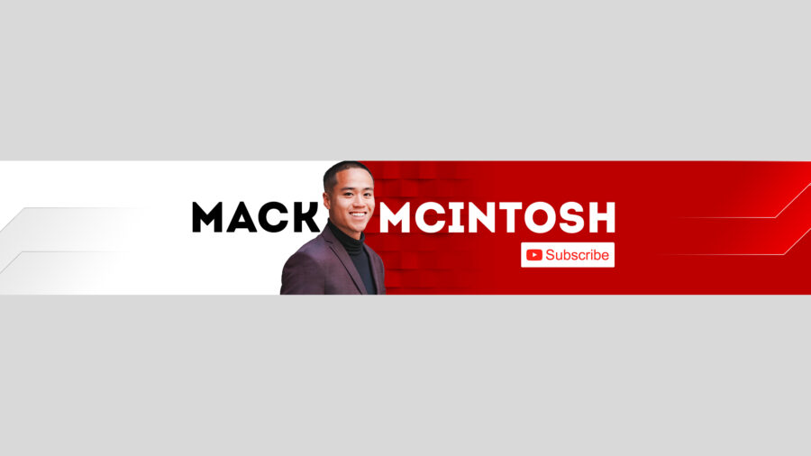 Free Professional Business Coach YouTube Banner PSD
