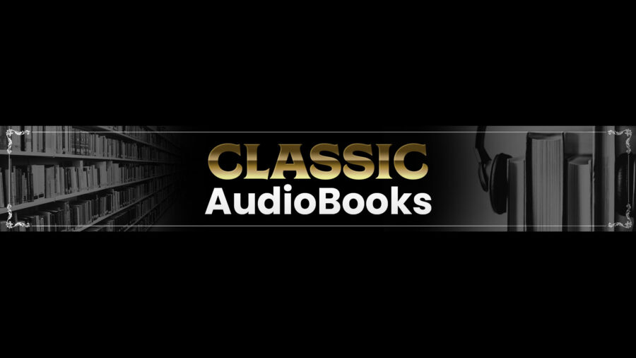 Free Books & Audiobooks YouTube Banner PSD
